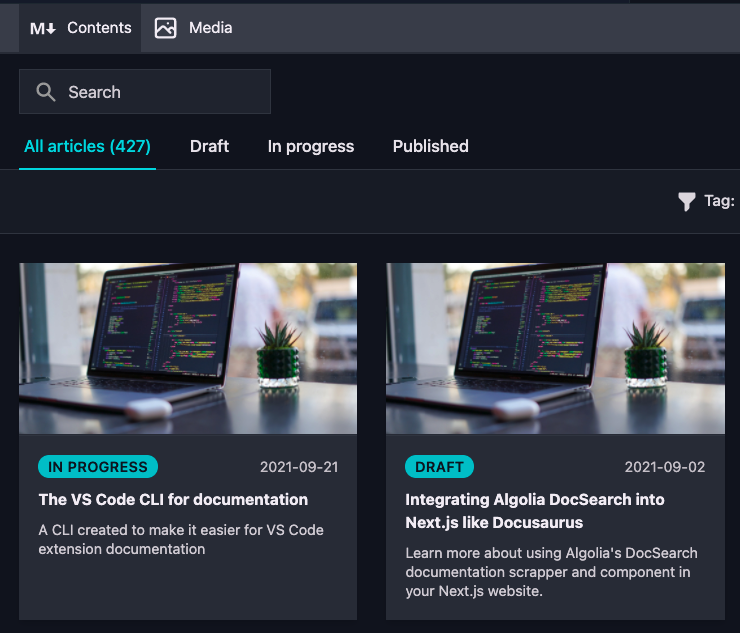 Draft filters
